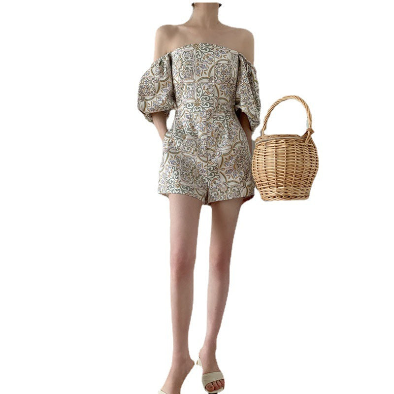 New  Square Collar Shorts Women's Clothing