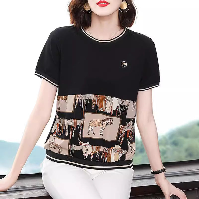 Summer T-shirt Women's Clothing