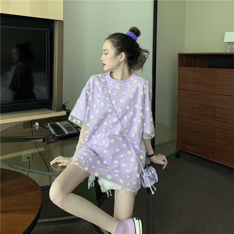 Xiaoxuju fake two T-shirts