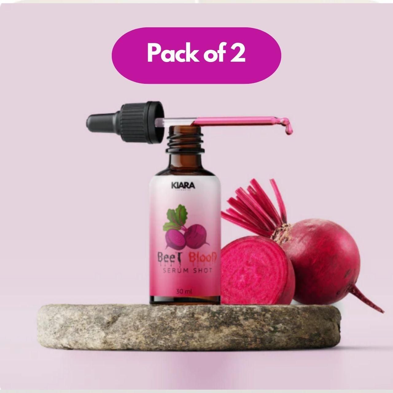 Natura Beetroot skin  Serum - 60 ml Pack of 2