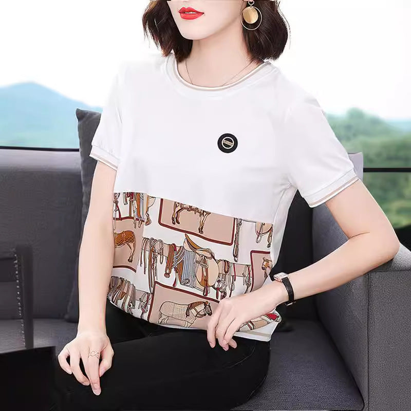 Summer T-shirt Women's Clothing