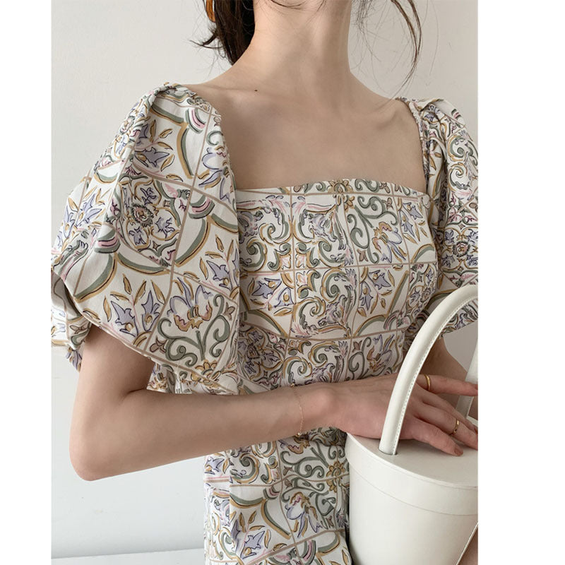 New  Square Collar Shorts Women's Clothing